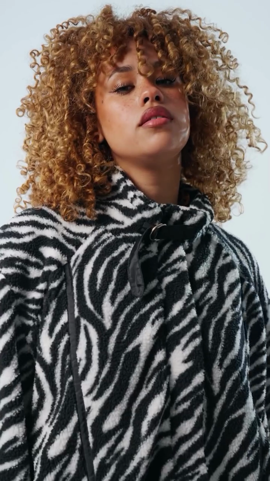 Zebra Long Jacket