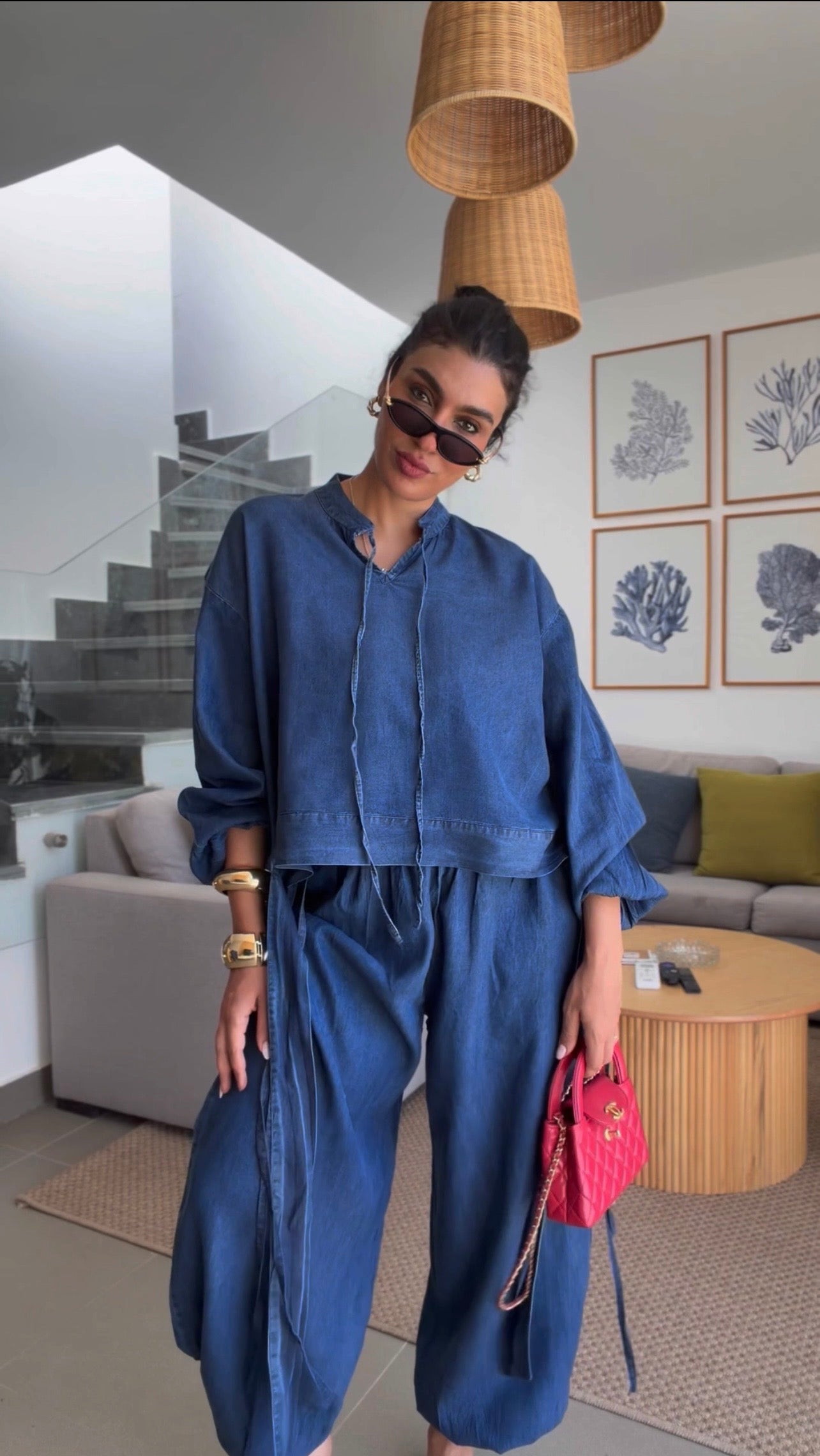 Pure denim set