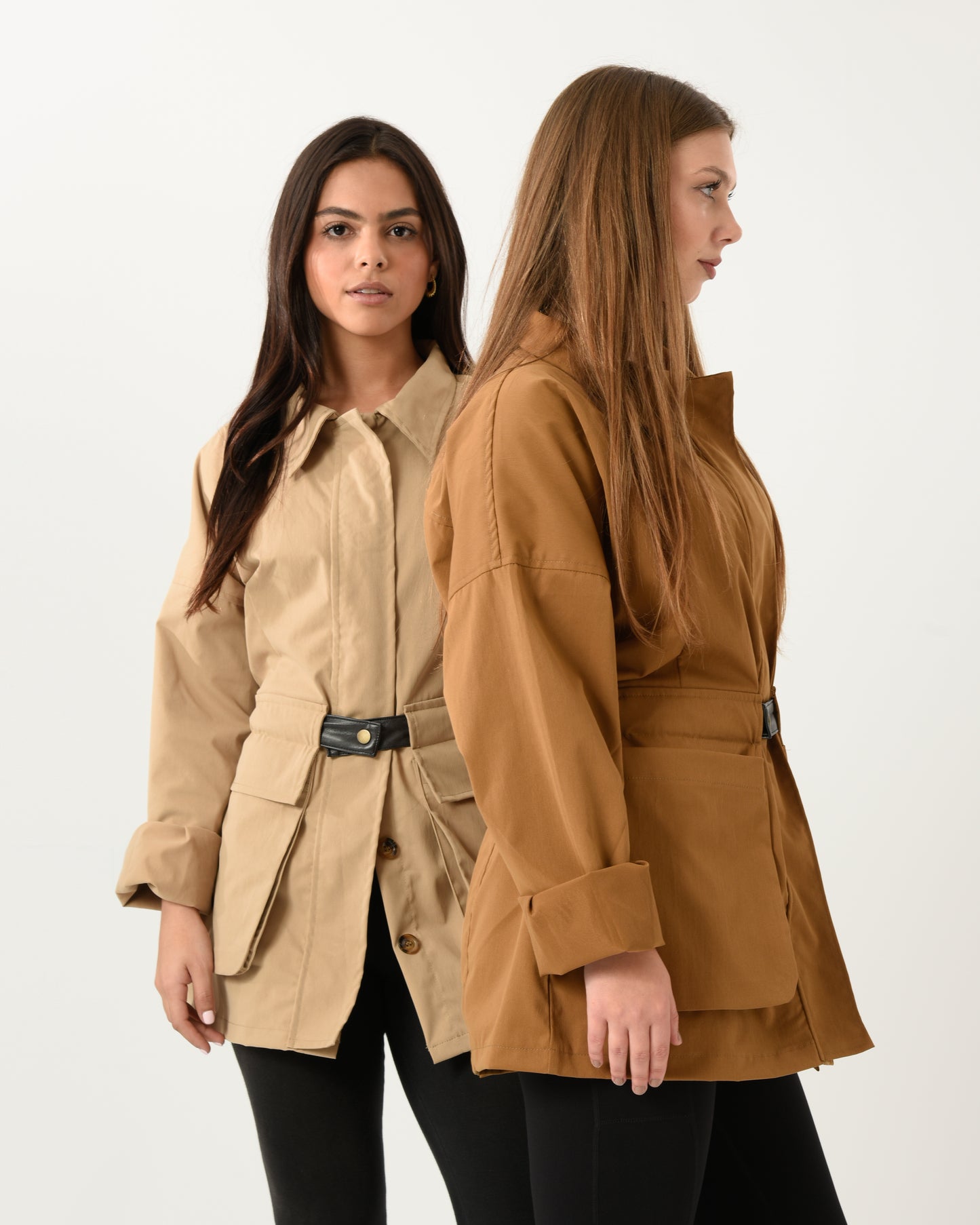 FROSTED BELTED JACKET