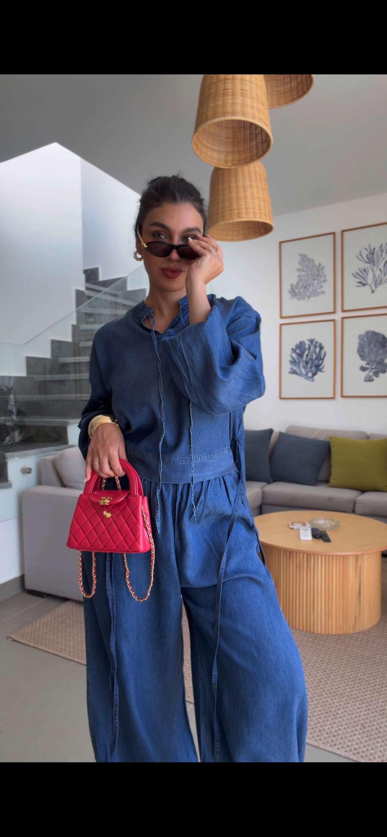Pure denim set