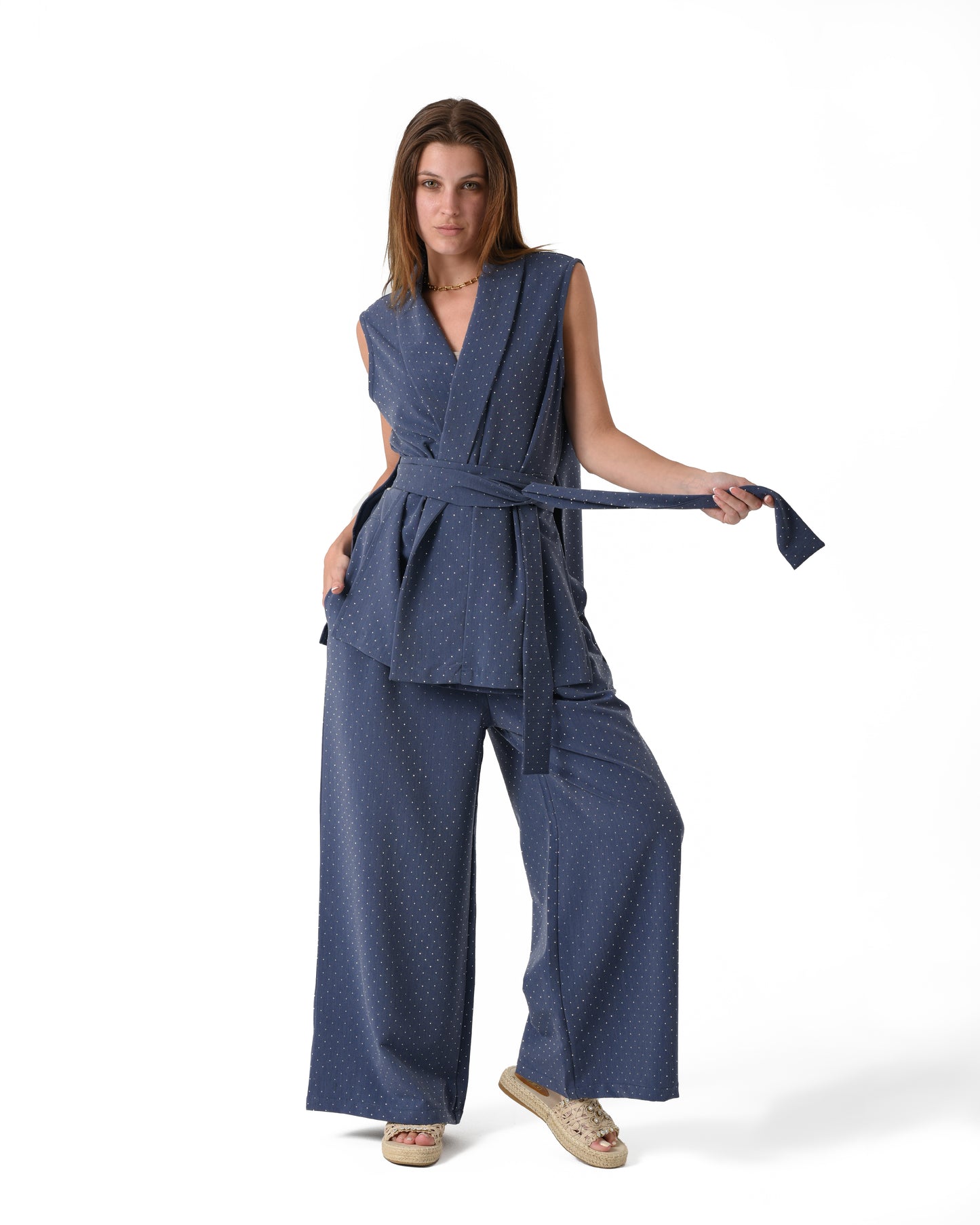 INDIGO EASE DENIM SET