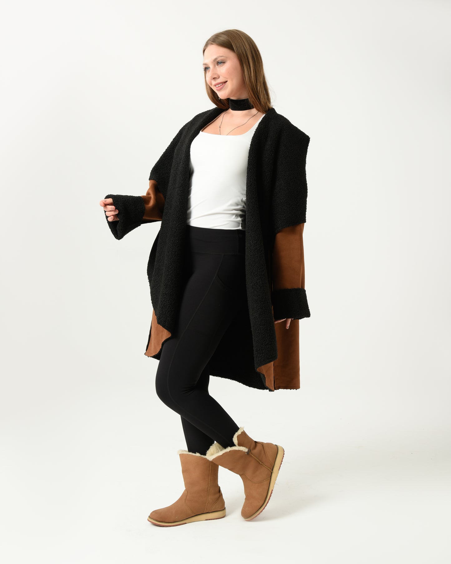 RIVA DOUBLE FACE LONG CARDIGAN