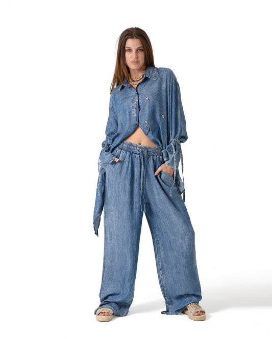 Skyline denim set