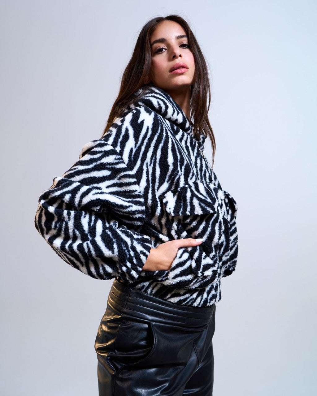 Zebra Short Jacket